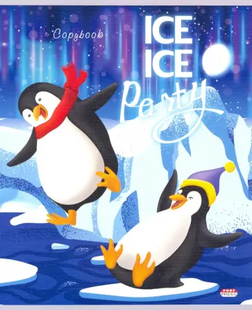 Тетрадь "Пингвины на льду", А5, 48 листов, клетка (48-1200) обложка книги