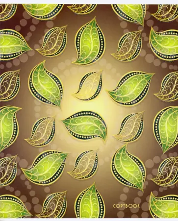 Тетрадь "Листья", А5, 48 листов, клетка (С0222-208) обложка книги