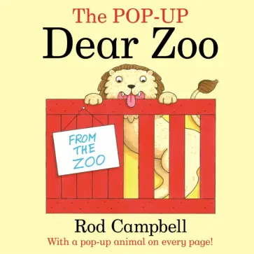 Rod Campbell - The Pop-Up Dear Zoo обложка книги