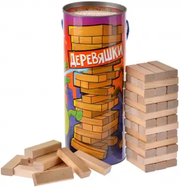 Половцев, Половцева - Настольная игра "Деревяшки" (9MAG119838) обложка книги