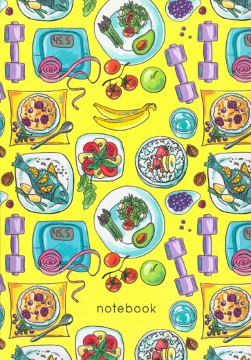 Книга для записей "Будь здоров", А6+, 80 листов, клетка (ЕТИ680311) обложка книги