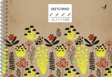 Скетчбук на спирали "In the forest", А5, 40 листов (СПСЛ540112) обложка книги