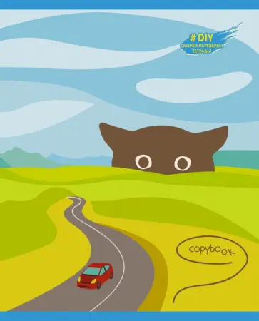 Тетрадь "DIY Collection. Cat valley", А5, 48 листов, клетка, в ассортименте (ТКГ487089) обложка книги
