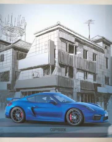 Тетрадь "Спортивные машины", А5, 48 листов, линия, в ассортименте (ТЛ487072) обложка книги