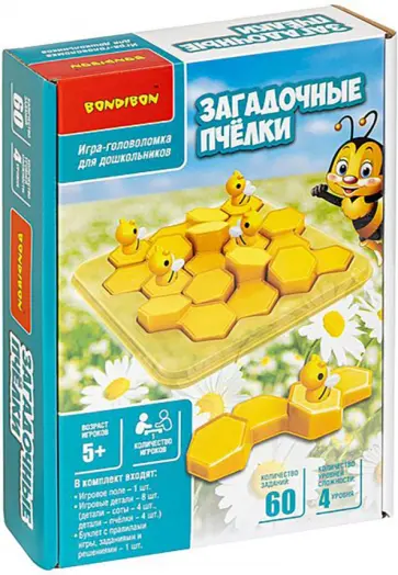 Игра логическая Загадочные пчелки (XS977-30/ВВ4994) обложка книги