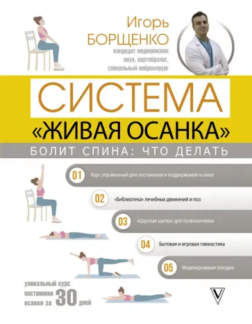 Игорь Борщенко - Болит спина. Что делать. Система «Живая осанка» обложка книги