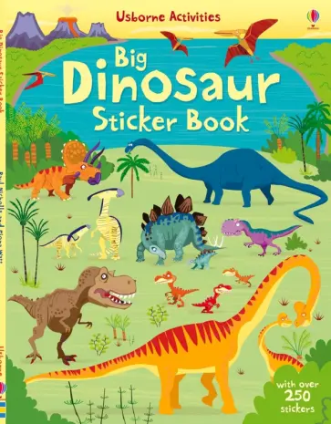 Fiona Watt - Big Dinosaur Sticker Book обложка книги
