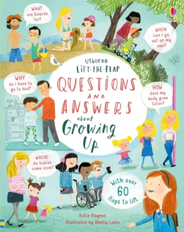 Katie Daynes - Questions and Answers about Growing Up обложка книги