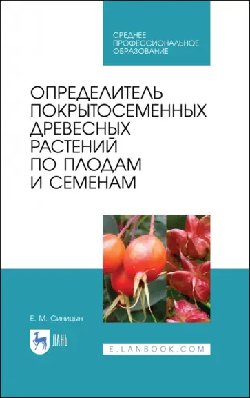 Евгений Синицын - Определитель покрытосеменных древесных растений по плодам и семенам. СПО Евгений Синицын - Определитель покрытосеменных древесных растений по плодам и семенам. СПО обложка книги