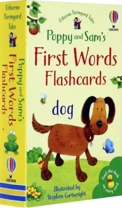 Обложка книги Poppy and Sam's First Words Flashcards, Amery Heather