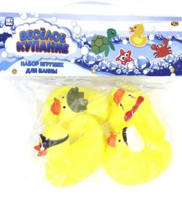 Крутые утята для купания 4 штуки (PT-01516) обложка книги