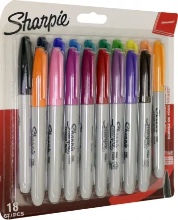Набор перманентных маркеров SHARPIE "Fine", 18 маркеров (1996112) обложка книги