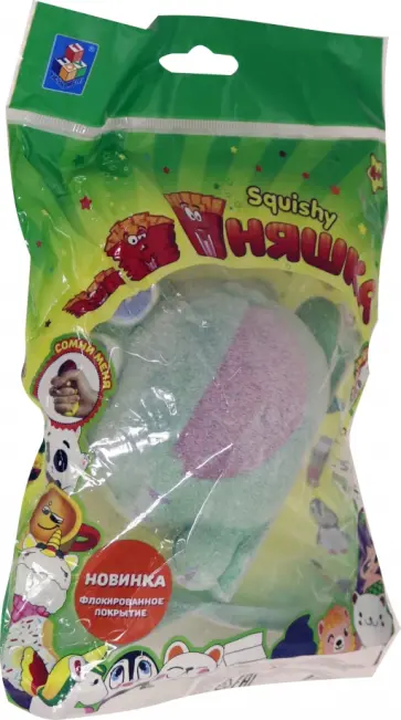 Мммняшка флок squishy "Лягушка", 10х12 см (Т16213) обложка книги