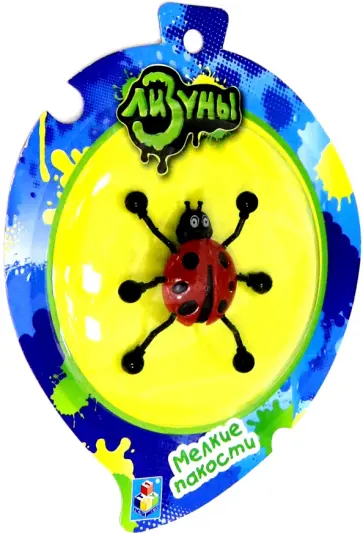 Лизун "Божья коровка", 7 см (Т52667) обложка книги