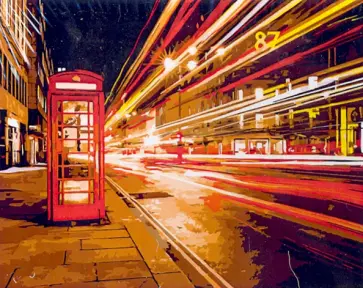 Рисование по дереву 40*50 Ночной Лондон (FLA018) обложка книги