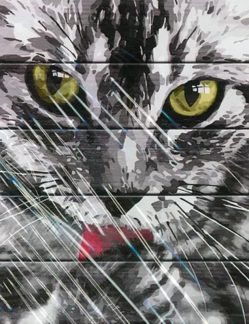 Арт по дереву Кот (WH031) обложка книги