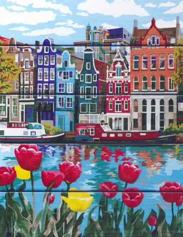 Арт по дереву Весна в Амстердаме (WN015) обложка книги