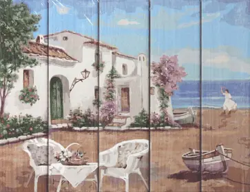 Арт по дереву Летний двор (WS033) обложка книги