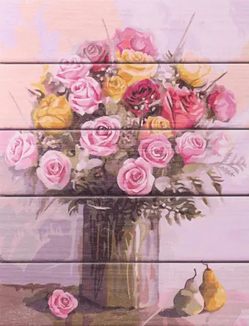 Арт по дереву Букет для любимой (WS039) обложка книги