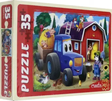 MAXI Puzzle-35 ВЕСЁЛЫЙ ТРАКТОР №2 (ПУ35-2956) обложка книги