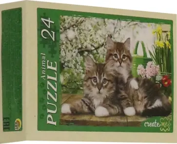 Puzzle-24 КОТЯТА В ЦВЕТАХ (П24-0622) обложка книги