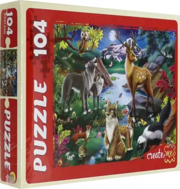 Puzzle-104 ЖИВОТНЫЙ МИР №5 (П104-5265) обложка книги