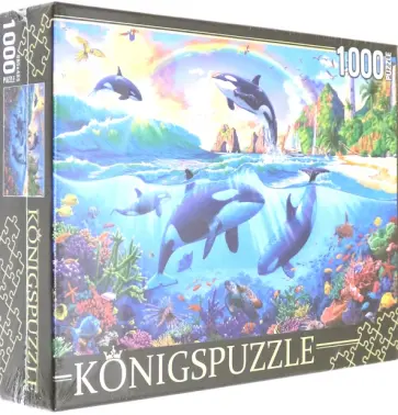 Puzzle-1000 КОСАТКИ НА ЗАКАТЕ (ФK1000-7042) обложка книги