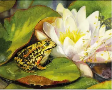 Картина по номерам 40х50 см. "Водная идиллия", на подрамнике, акрил, кисти (662907) обложка книги