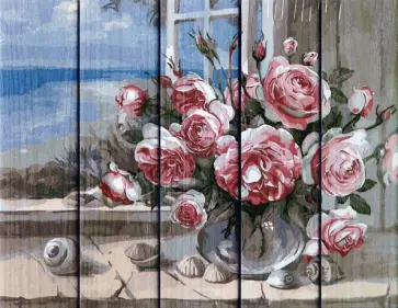 Арт по дереву Нежные пионы (WS044) обложка книги