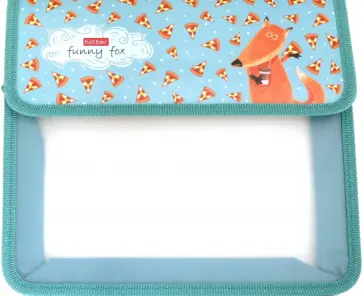 Папка для тетрадей пластиковая А5, 1 отделение, Funny fox (AMp_58005) обложка книги