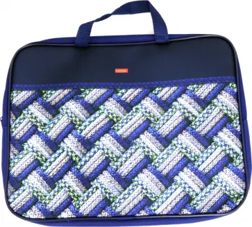 Сумка для тетрадей текстильная А4, Морской узел (NSn_72034) обложка книги