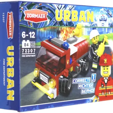 Конструктор Пожарная техника Пожарная машина (79811) обложка книги