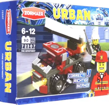 Конструктор Пожарная машина с лестницей (79812) обложка книги