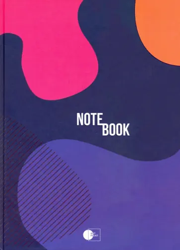 Блокнот для офиса "Абстракция. Цветные разводы", А4, 192 страницы, клетка обложка книги