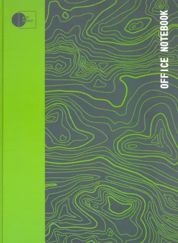 Блокнот "Стильный офис", серо-зеленый, А4, 192 страницы, клетка обложка книги