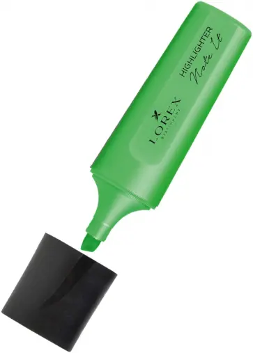 Маркер текстовый, зеленый, скошенный, 1-5 мм. (LXTMNI-G) обложка книги