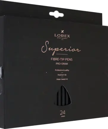 Фломастеры 24 цветов SUPERIOR (LXFPPD24-SP) обложка книги