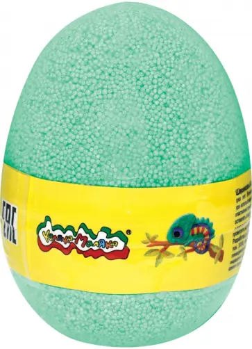 Пластилин шариковый, в яйце, зеленый, 150 мл. (ПШМКМЯ-З) обложка книги