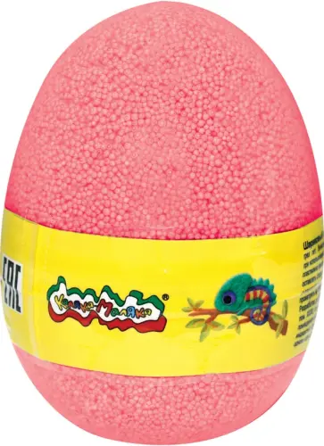 Пластилин шариковый, в яйце, красный, 150 мл. (ПШМКМЯ-К) обложка книги