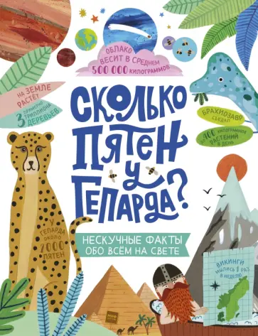 Стив Мартин - Сколько пятен у гепарда? Нескучные факты обо всем на свете Стив Мартин - Сколько пятен у гепарда? Нескучные факты обо всем на свете обложка книги