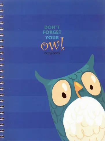 Тетрадь 96 листов, гребень, Сова (С2277-41) обложка книги