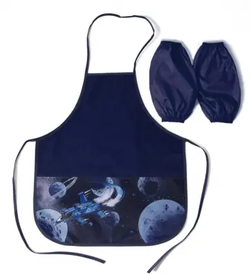 Фартук с нарукавниками для уроков труда "Космос" (54196) обложка книги
