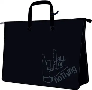 Папка для чертежей и рисунков, пластиковая, А3, Все или ничего (56576) обложка книги