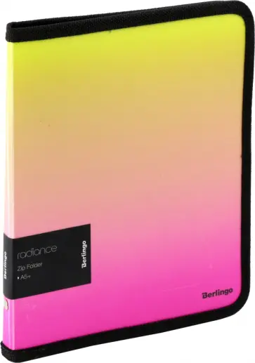 Папка Radiance, желто-розовая, А5+ обложка книги