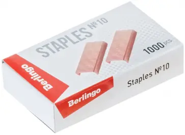 Скобы для степлера №10 1000 штук, медные Скобы для степлера №10 1000 штук, медные обложка книги