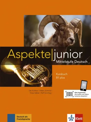Koithan, Schmitz - Aspekte junior. B1+. Kursbuch mit Audio-Dateien обложка книги