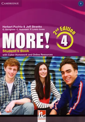 Puchta, Stranks - More! 2nd Edition. Level 4. Student's Book + Cyber Homework + Online Resources обложка книги
