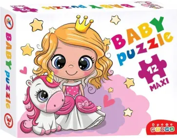 Baby Puzzle. Принцесса и единорог. 12 деталей (4035) Baby Puzzle. Принцесса и единорог. 12 деталей (4035) обложка книги