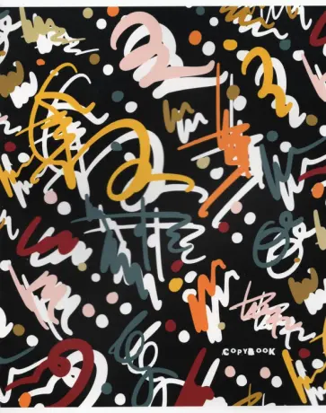 Тетрадь "Цветные вензеля", А5, 48 листов, линейка (С2549-66) обложка книги