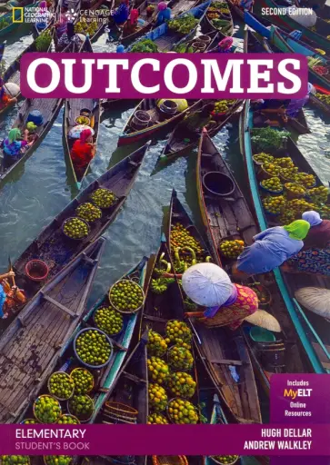 Dellar, Walkley - Outcomes. Elementary. Student's Book. Includes MyELT Online Resources (+DVD) обложка книги